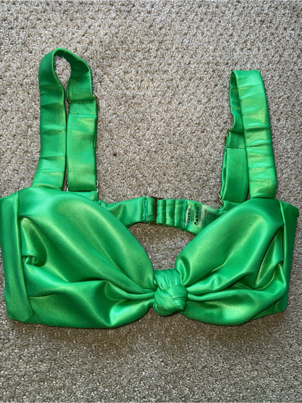 Montce Green Knot Front Bikini Set - Picture 7 of 7